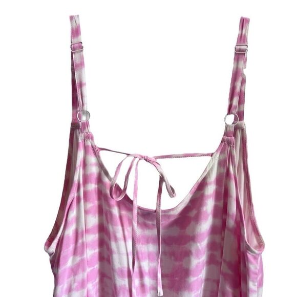 Torrid Pink Tie-Dye Challis Handkerchief Dress 0 - Picture 10 of 11